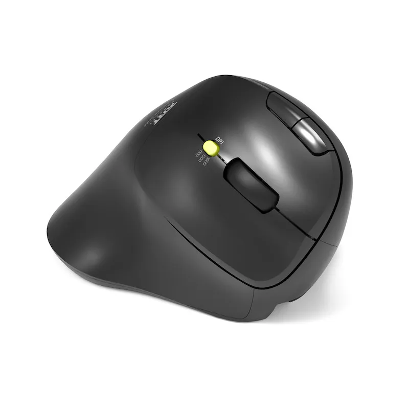 PORT Designs PD-910200 tr&aring;dl&ouml;s ergonomisk mus, svart
