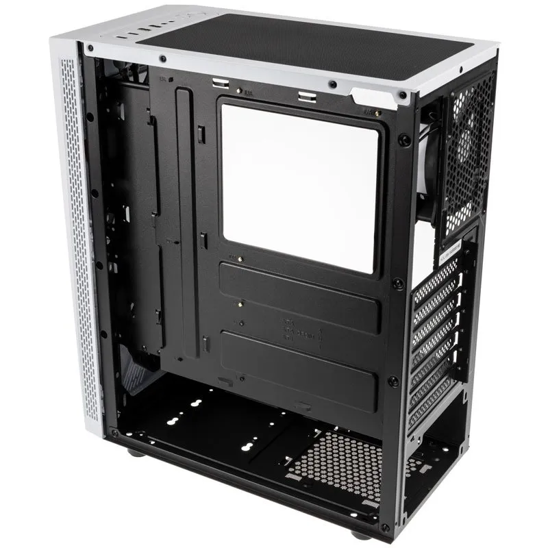 Kolink VOID WHITE - Mid Tower case, Black, White