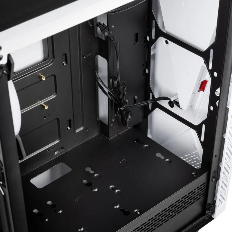 Kolink VOID WHITE - Mid Tower case, Black, White
