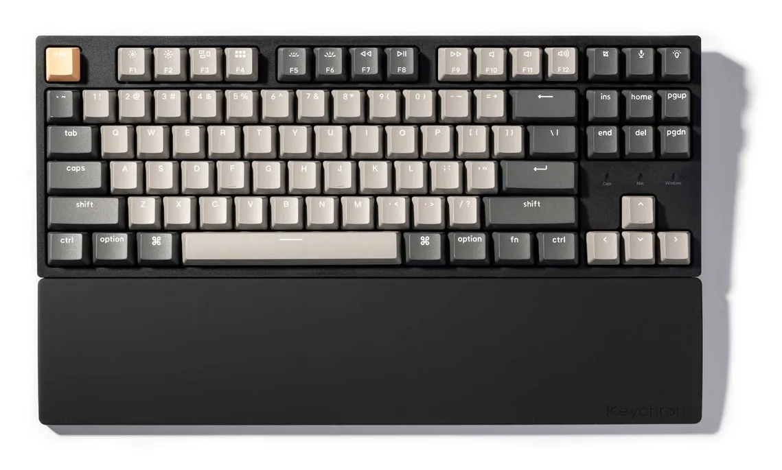 Keychron K8/K8 Pro Silicone -rannetuki, Musta