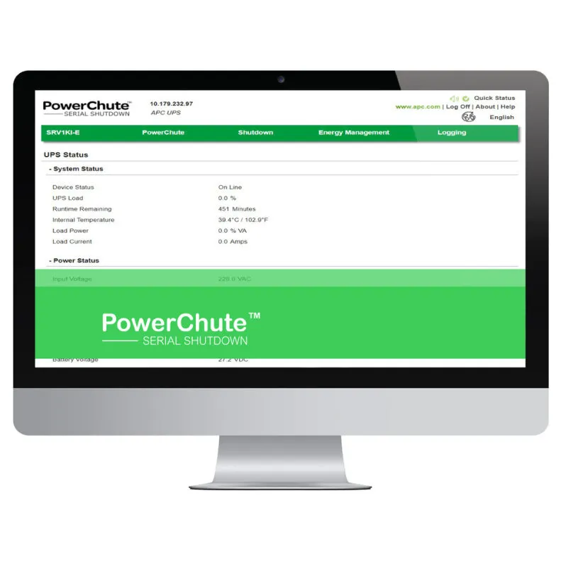 APC BackUPS 350VA USB USV with PowerChute Personal