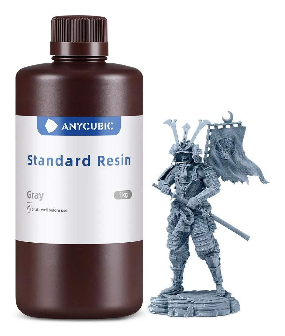 ANYCUBIC Standard Photopolymer Resin, 1 kg, Grey