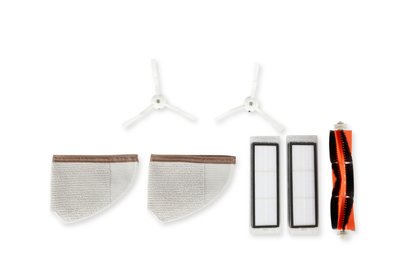 Nordic Quality TS-203 -vaihtosarja Roborock 4-, 5- ja 6-sarjoille, valkoinen