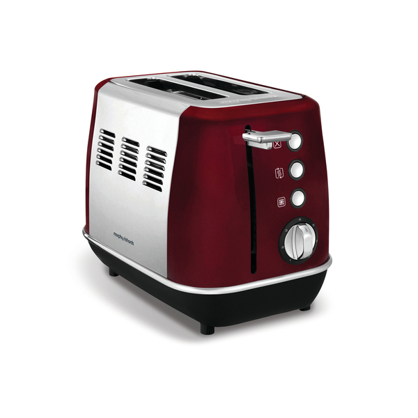 MORPHY RICHARDS EVOKE 2-slot Toaster Red