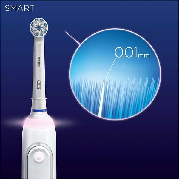Oral-B Smart Sensitive -s&auml;hk&ouml;hammasharja, valkoinen