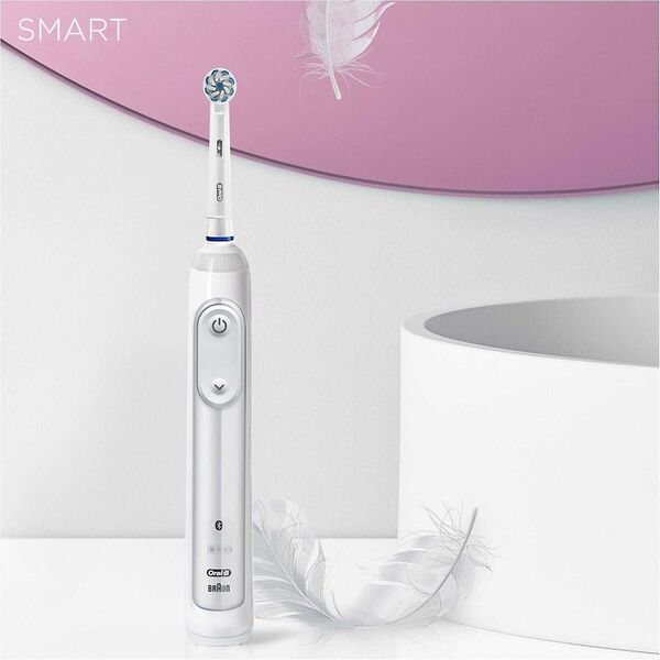 Oral-B Smart Sensitive -s&auml;hk&ouml;hammasharja, valkoinen