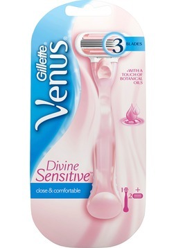 VENUS DIVINE SENSITIVE h&ouml;yl&auml;. Gilletten h&ouml;yl&auml; naisten ihonkarvanpoistoon