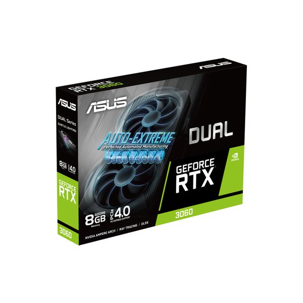 Asus GeForce RTX 3060 Dual 8 Gt -n&auml;yt&ouml;nohjain