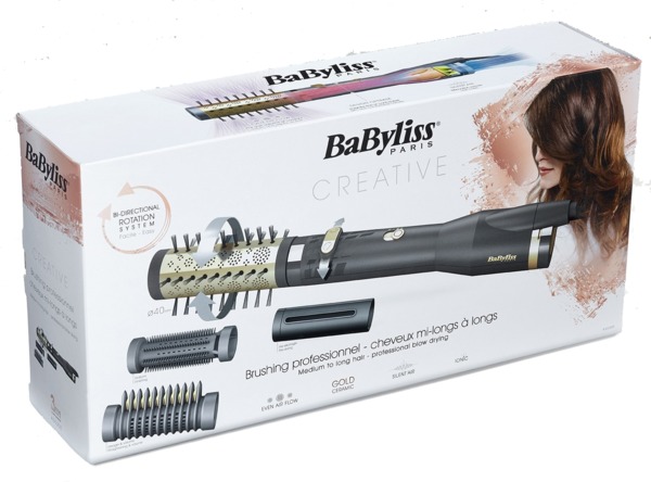 Babyliss Creative Py&ouml;riv&auml; Ilmakiharrin, 4 vaihtop&auml;&auml;t&auml;