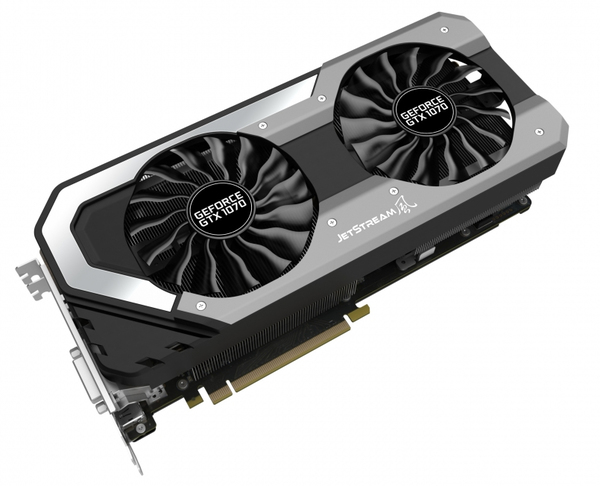 Palit GeForce GTX 1070 8GB -n&auml;yt&ouml;nohjain