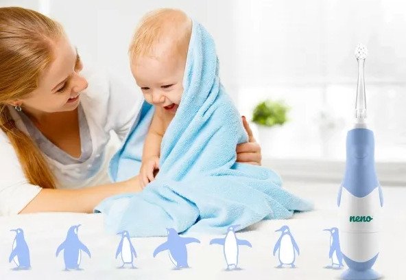 Neno Denti Lasten soninen s&auml;hk&ouml;hammasharja, Sininen
