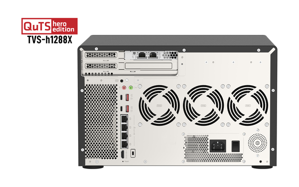 Qnap TVS-H1288X-W1250-16G, 12x h&aring;rdiskplatser - NAS-server