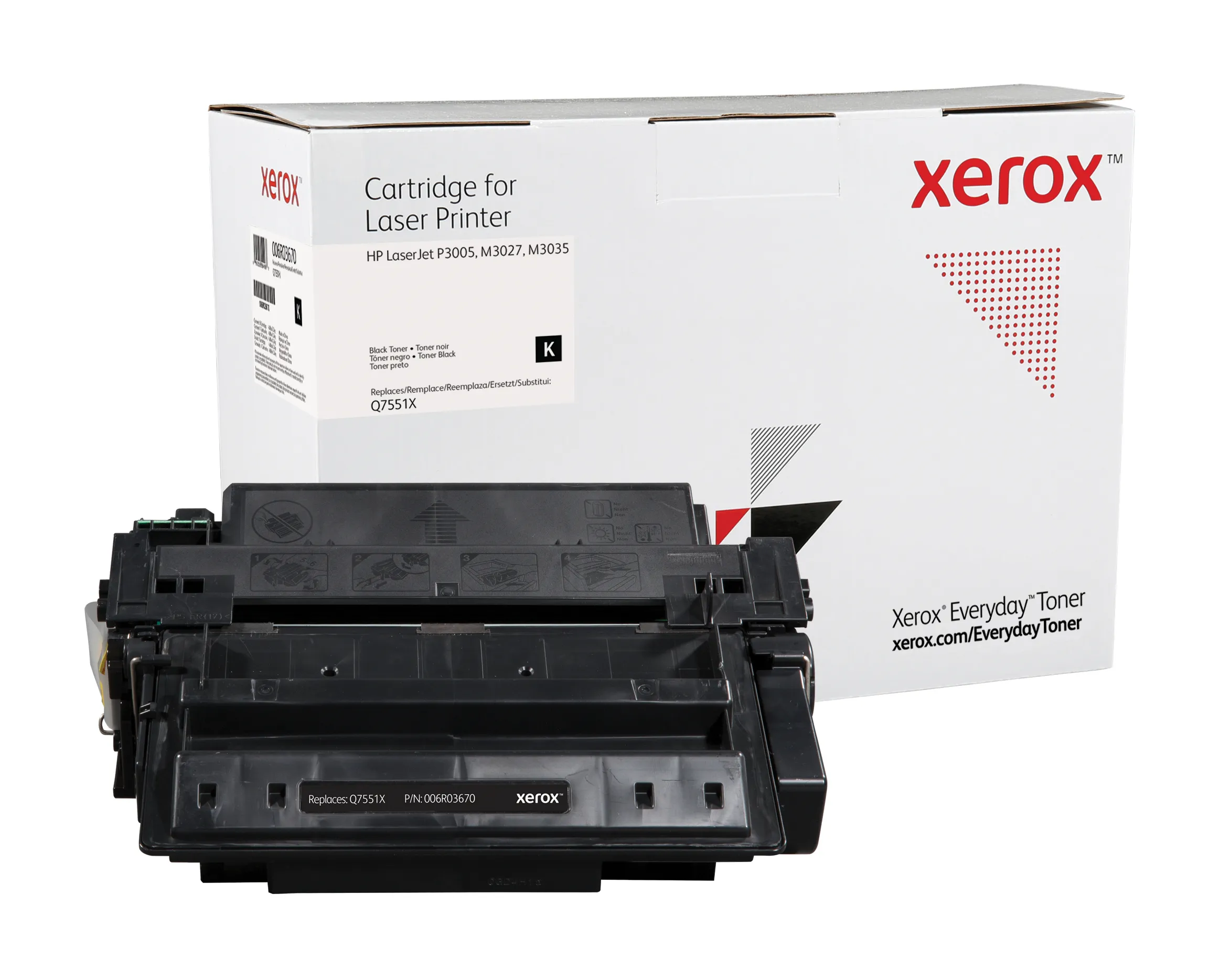 Xerox Everyday Toner HY Black Cartridge HP Q7551X