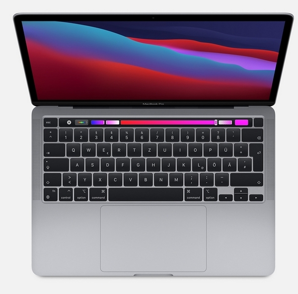 Refurbished MacBook Pro 13.3" (Late 2020) Retina, M1, 8GB, 256GB SSD, macOS, Space Gray (Excellent condition)
