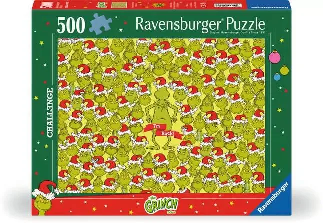 Ravensburger Merry Grinchmas Challenge - puzzle, 500 pcs