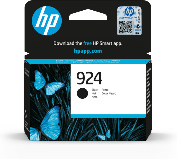 HP Ink/HP 924 Black Original Ink Cart