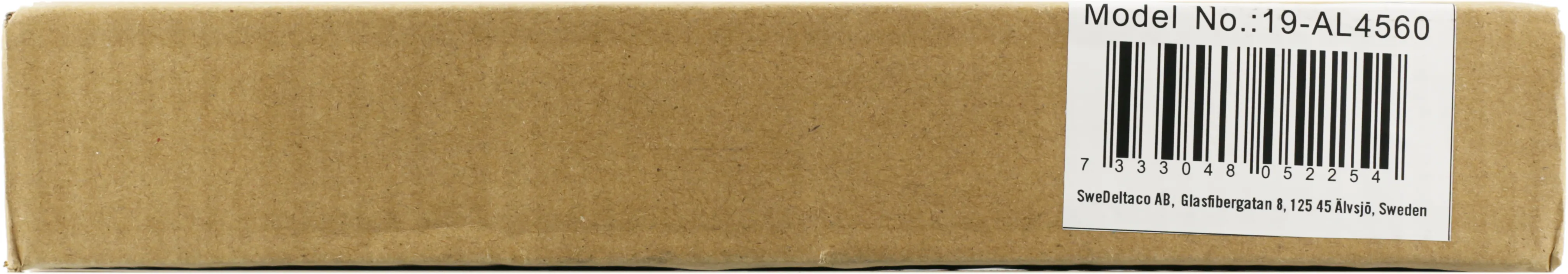 DELTACO st&auml;llbar L-profil f&ouml;r rack, 309 mm, 45-60 djup