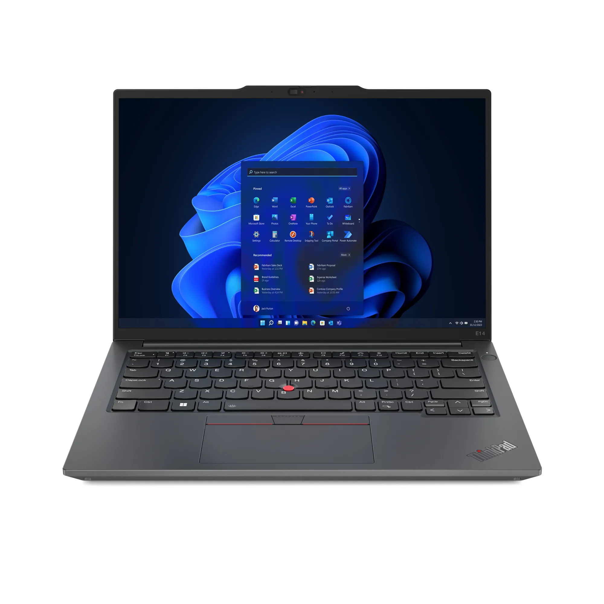 Lenovo ThinkPad E14 Gen 5 14" WUXGA, AMD Ryzen 5 7430U, 16 GB RAM, 512GB SSD, Win 11 Pro - notebook, Graphite Black