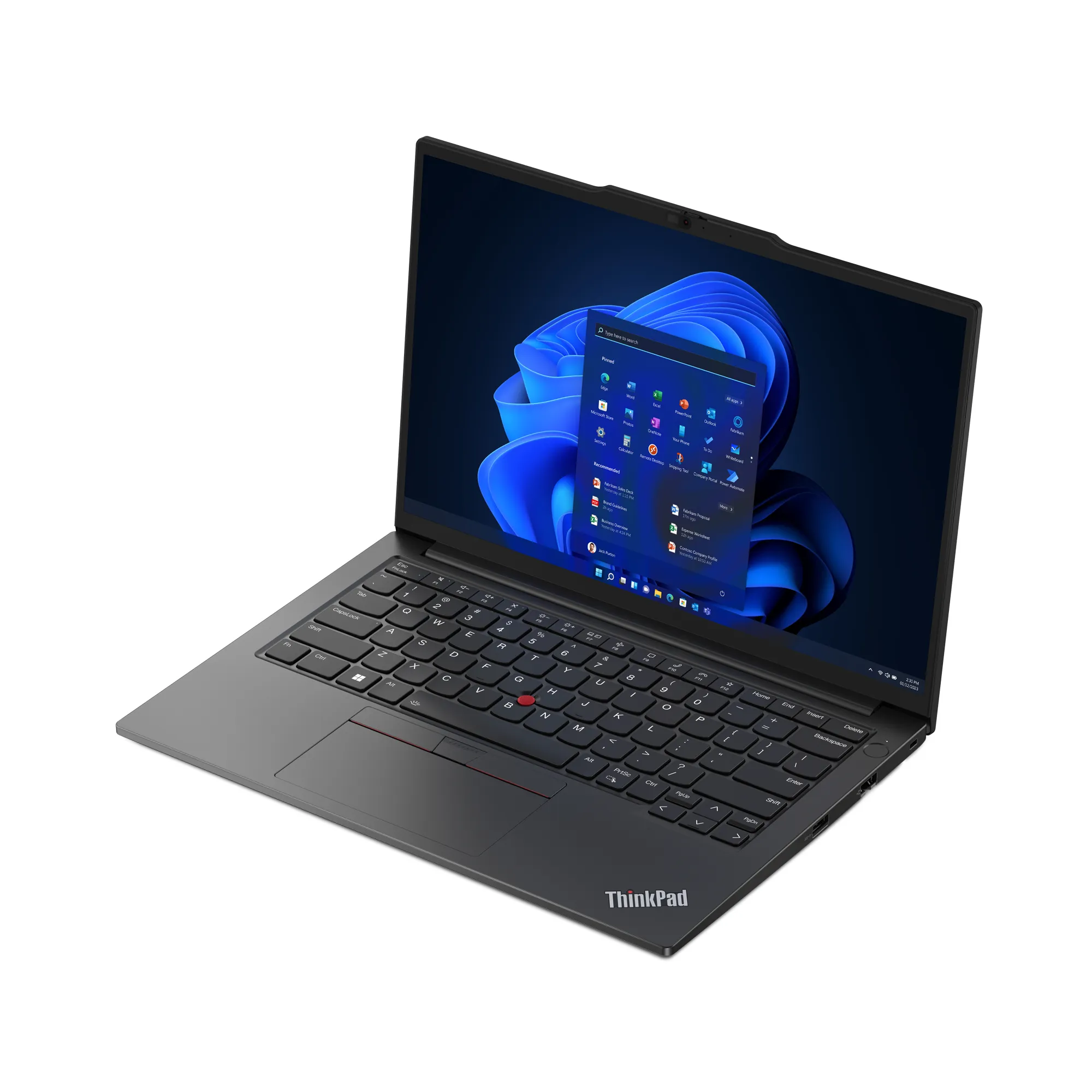 Lenovo ThinkPad E14 Gen 5 14" WUXGA, AMD Ryzen 5 7430U, 16 GB RAM, 512GB SSD, Win 11 Pro - notebook, Graphite Black