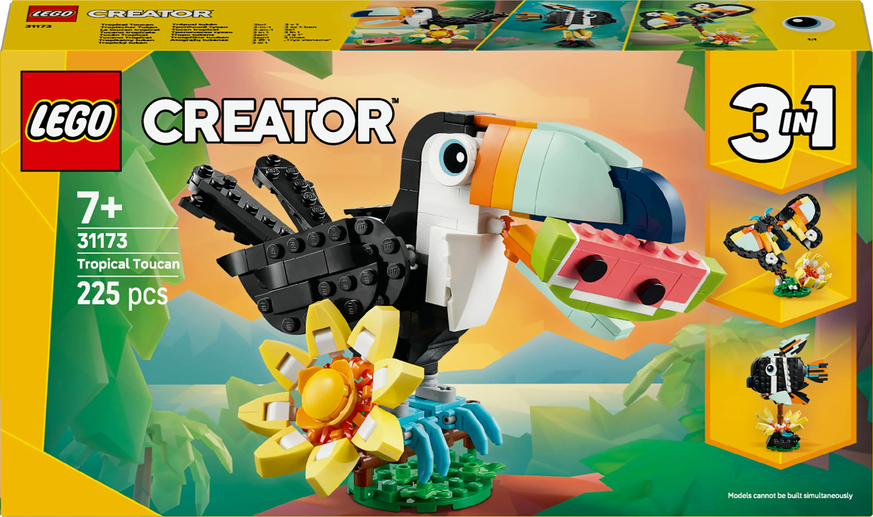 LEGO Creator 3-in-1 Wild Animals: Tropical Toucan 31173