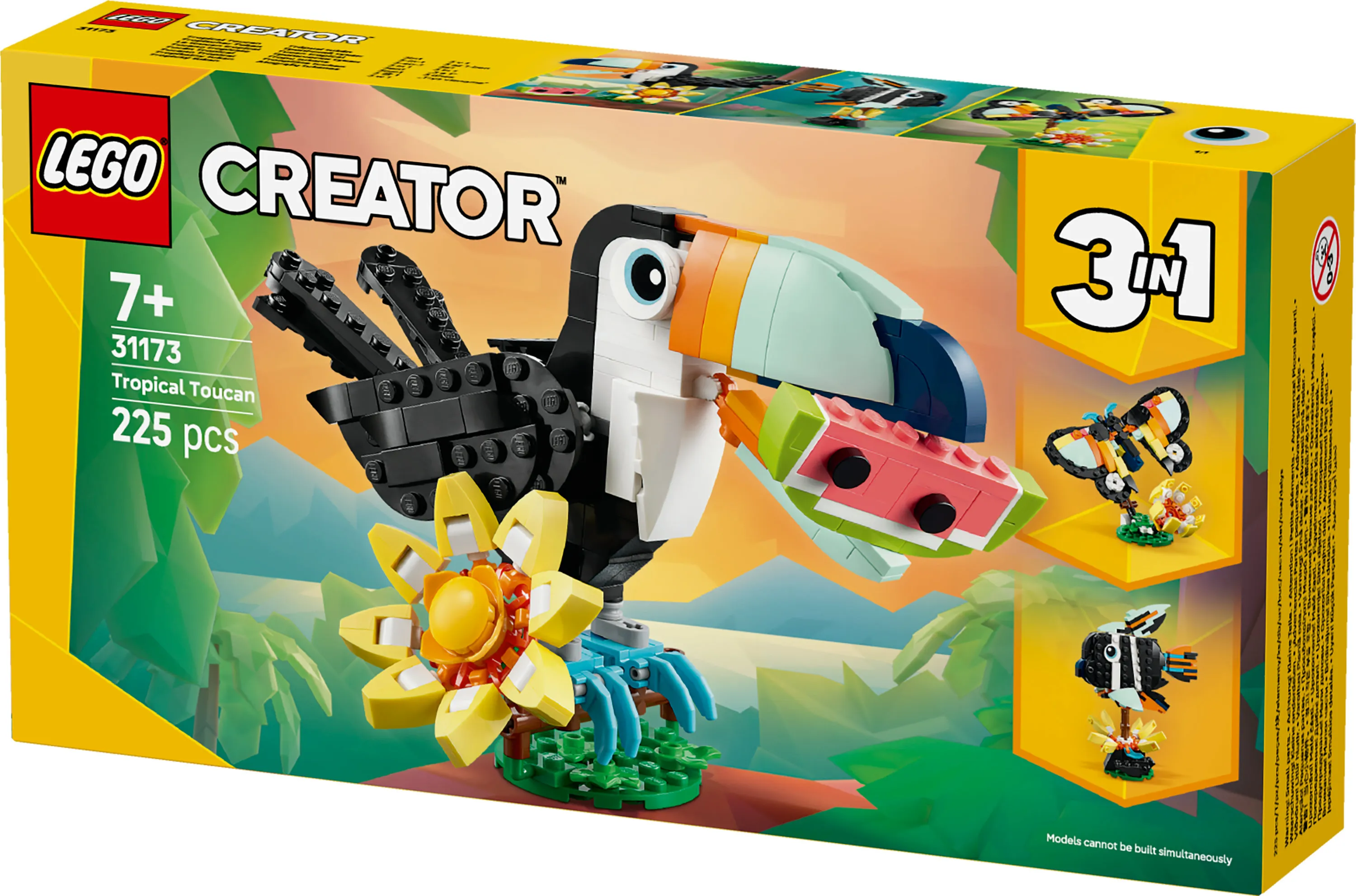 LEGO Creator 3-in-1 Wild Animals: Tropical Toucan 31173