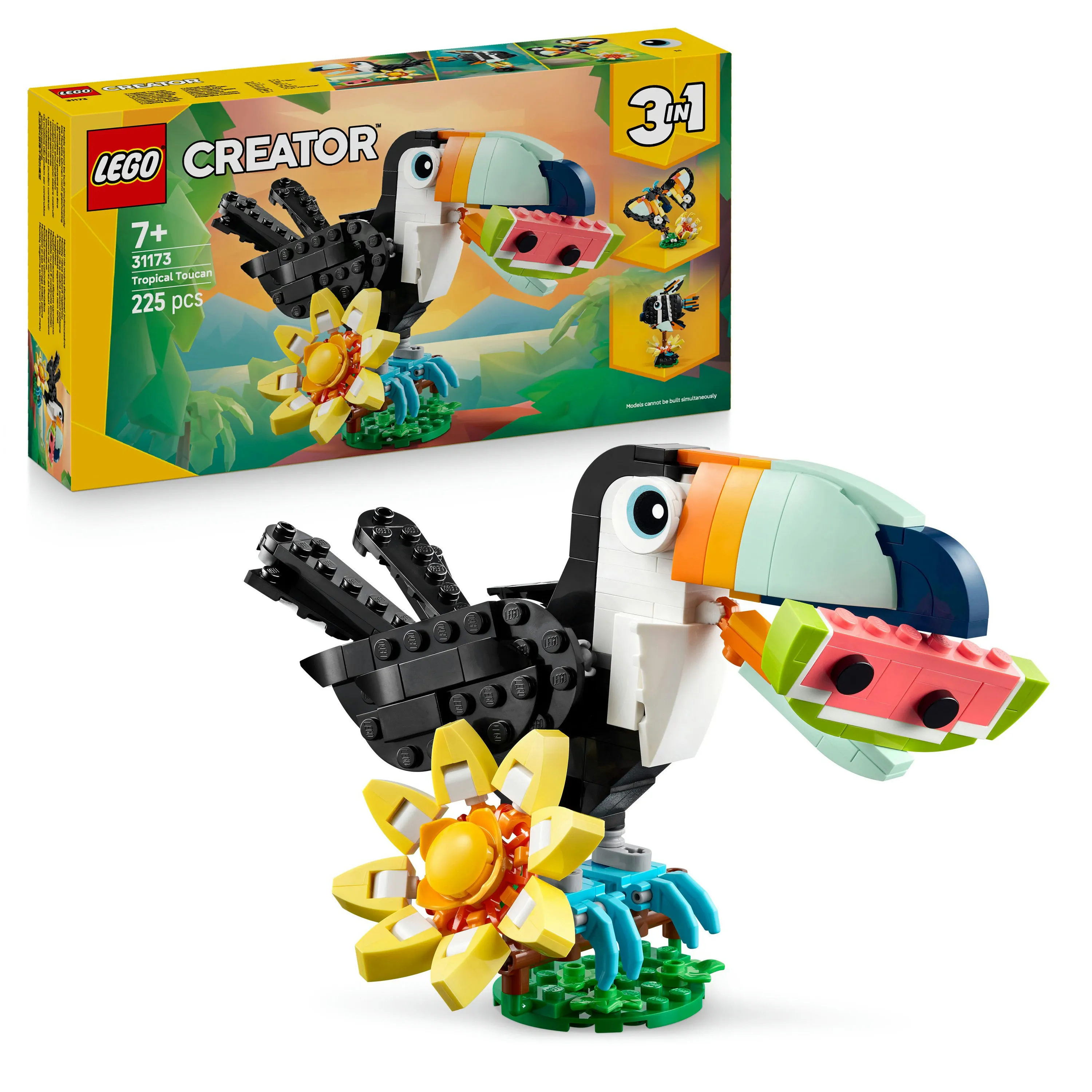 LEGO Creator 3-in-1 Wild Animals: Tropical Toucan 31173