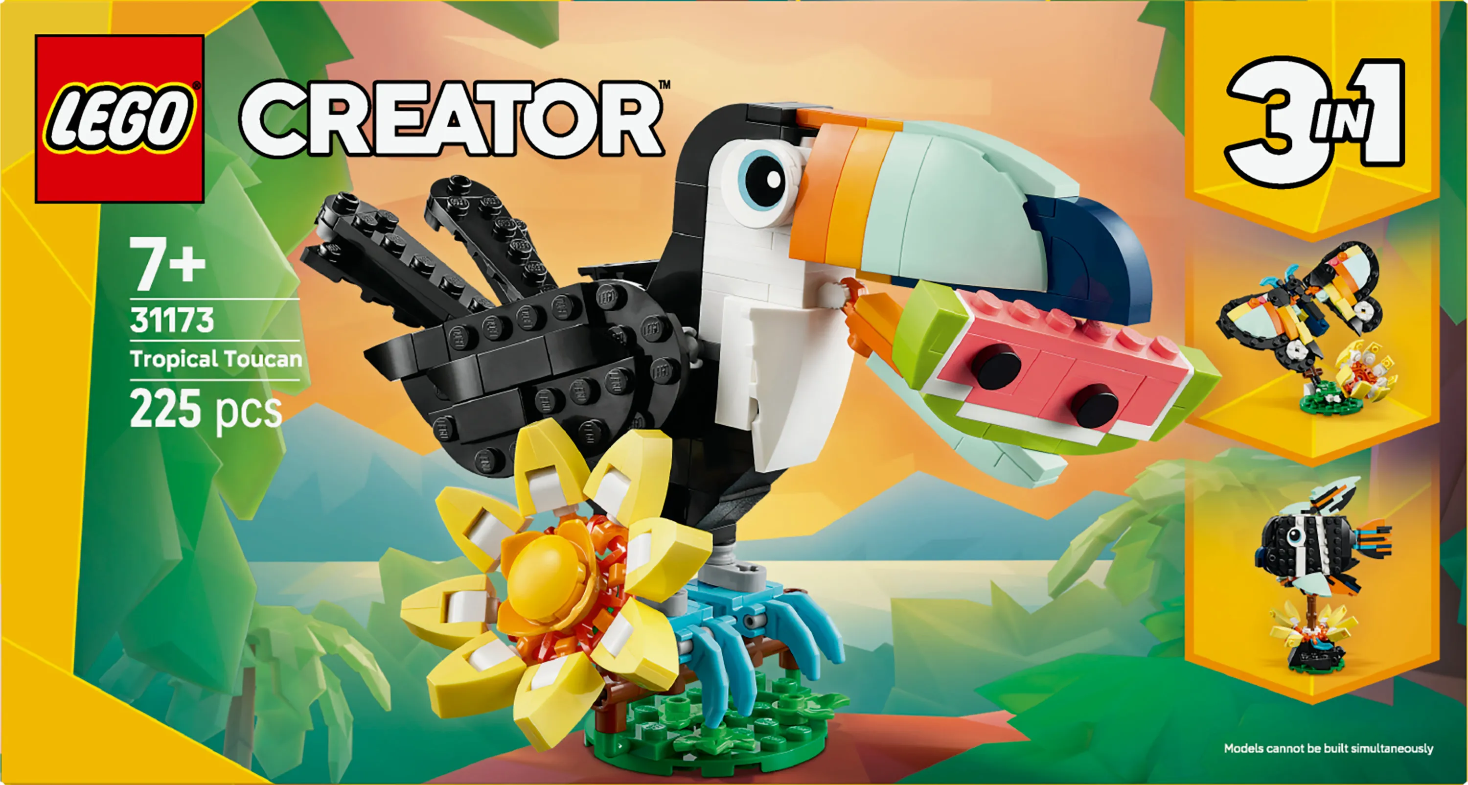LEGO Creator 3-in-1 Wild Animals: Tropical Toucan 31173