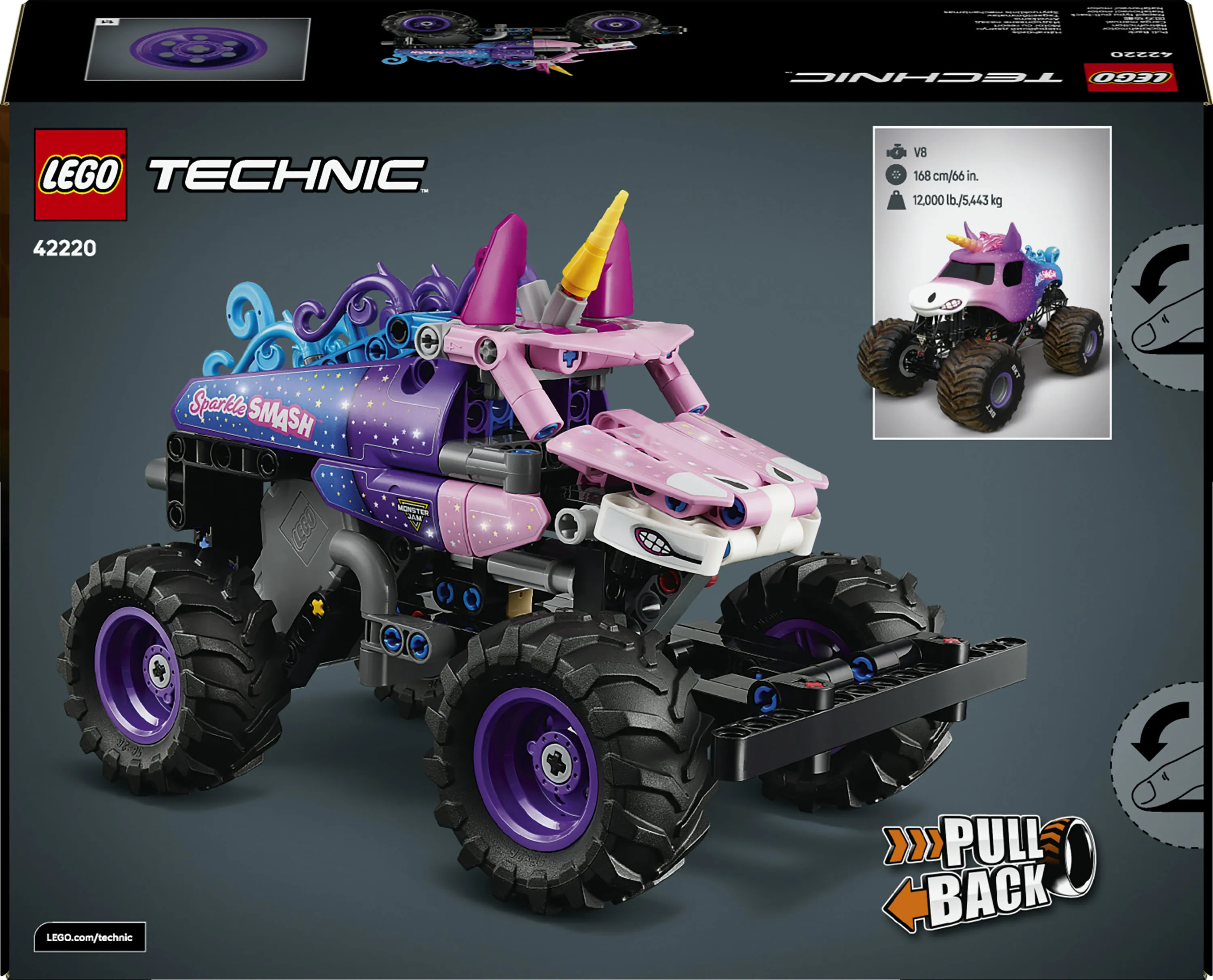 LEGO Technic Monster Jam Sparkle Smash 42220
