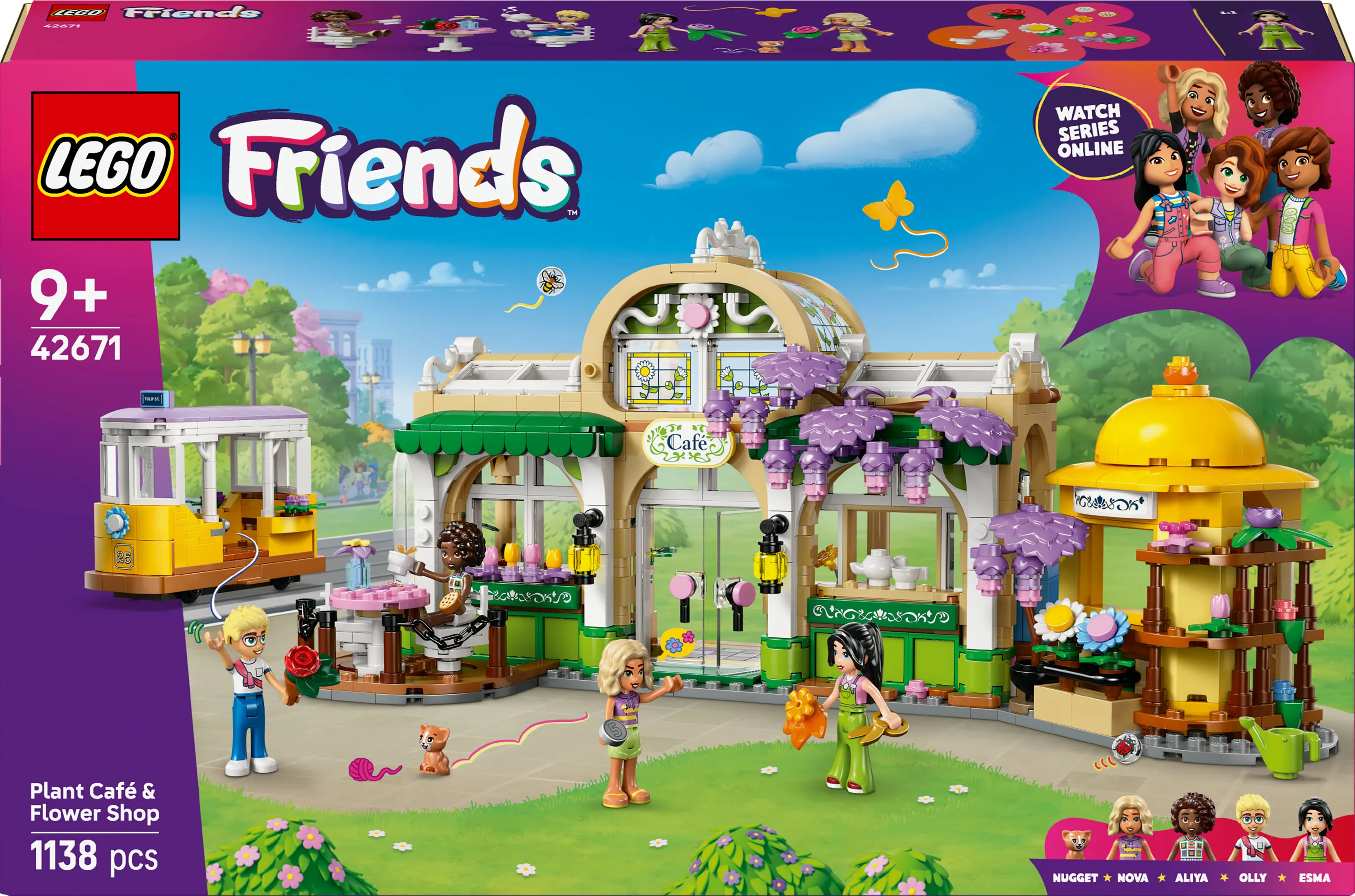 LEGO Friends Kasvikahvila ja kukkakauppa 42671