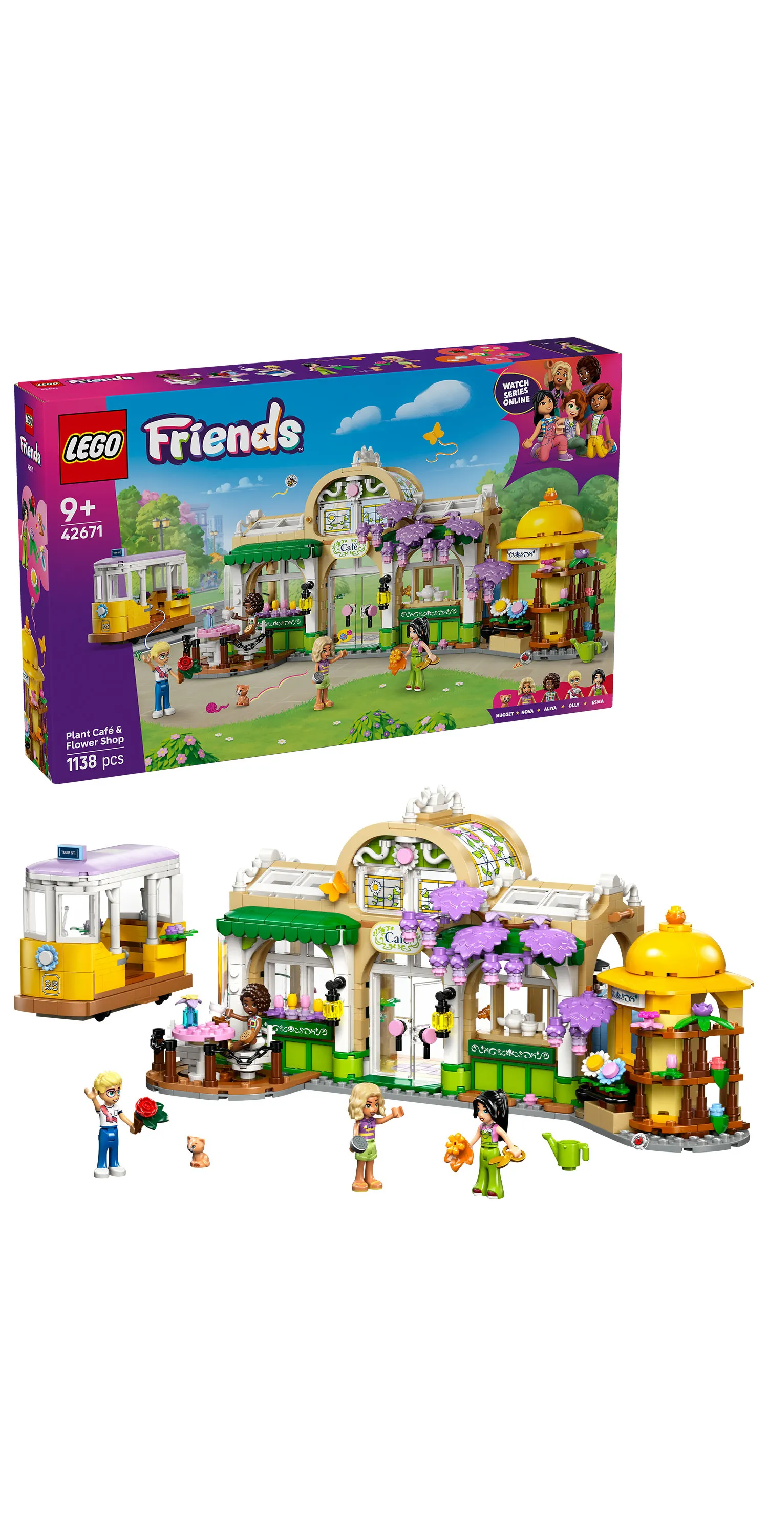 LEGO Friends Kasvikahvila ja kukkakauppa 42671