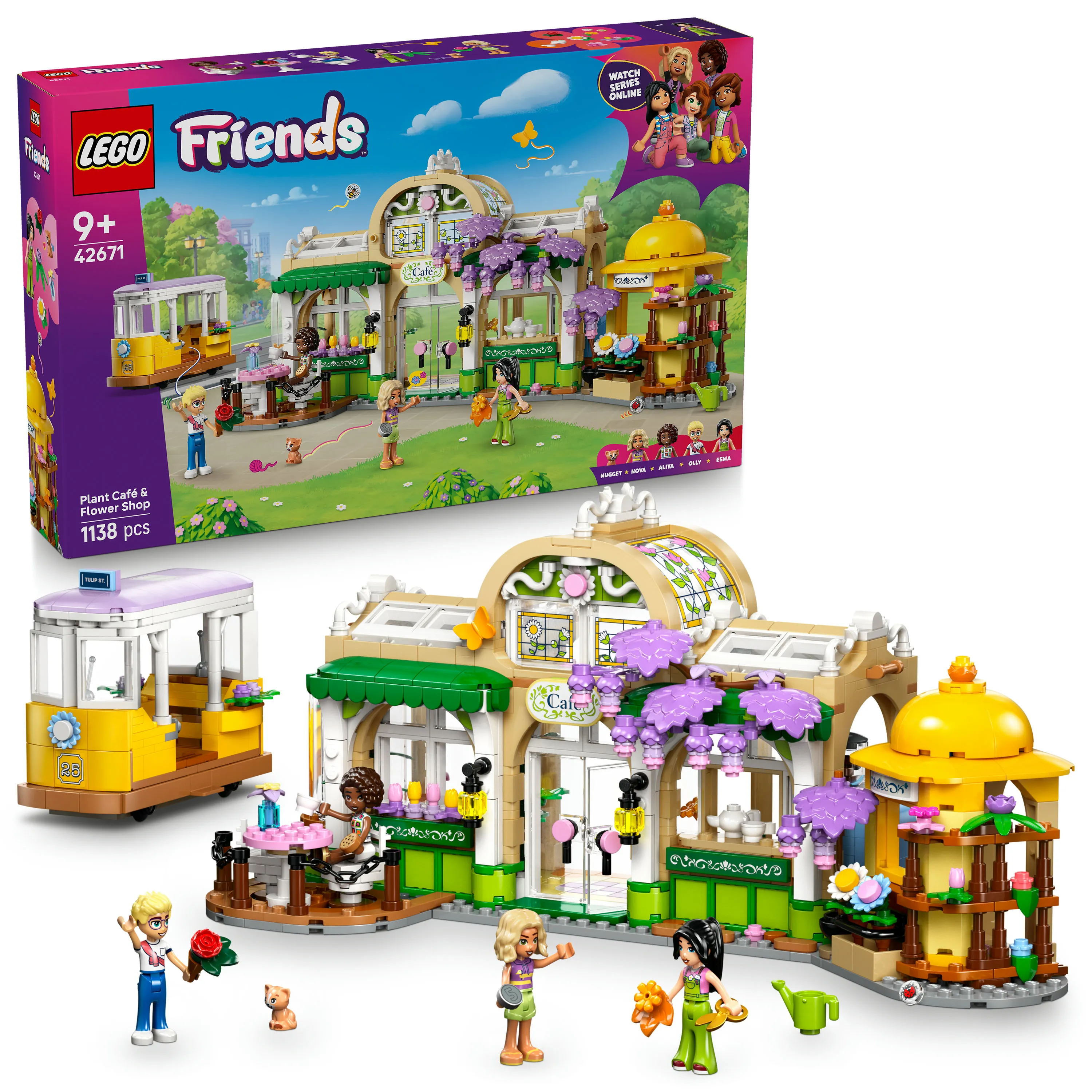 LEGO Friends Kasvikahvila ja kukkakauppa 42671