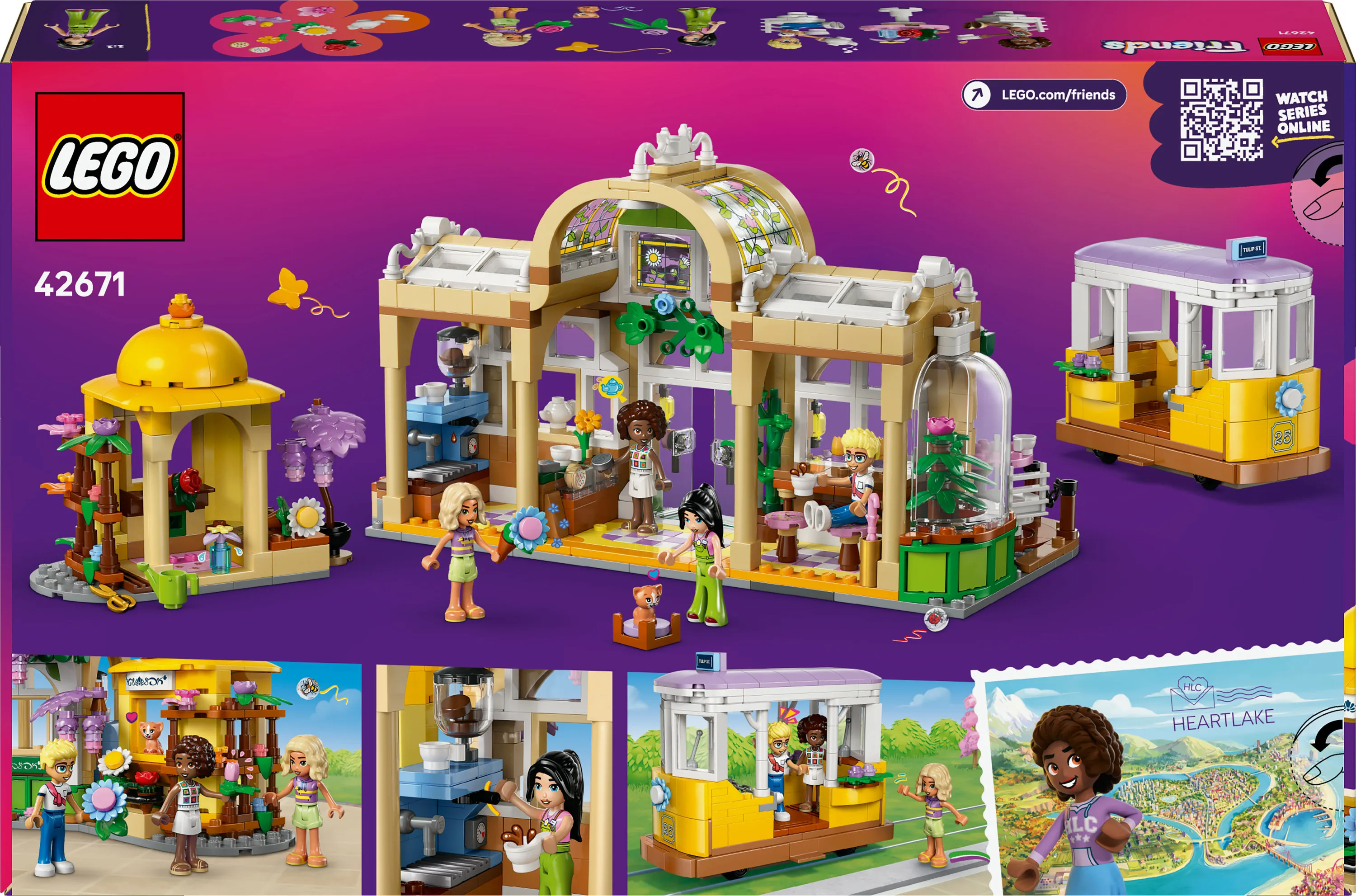 LEGO Friends Kasvikahvila ja kukkakauppa 42671