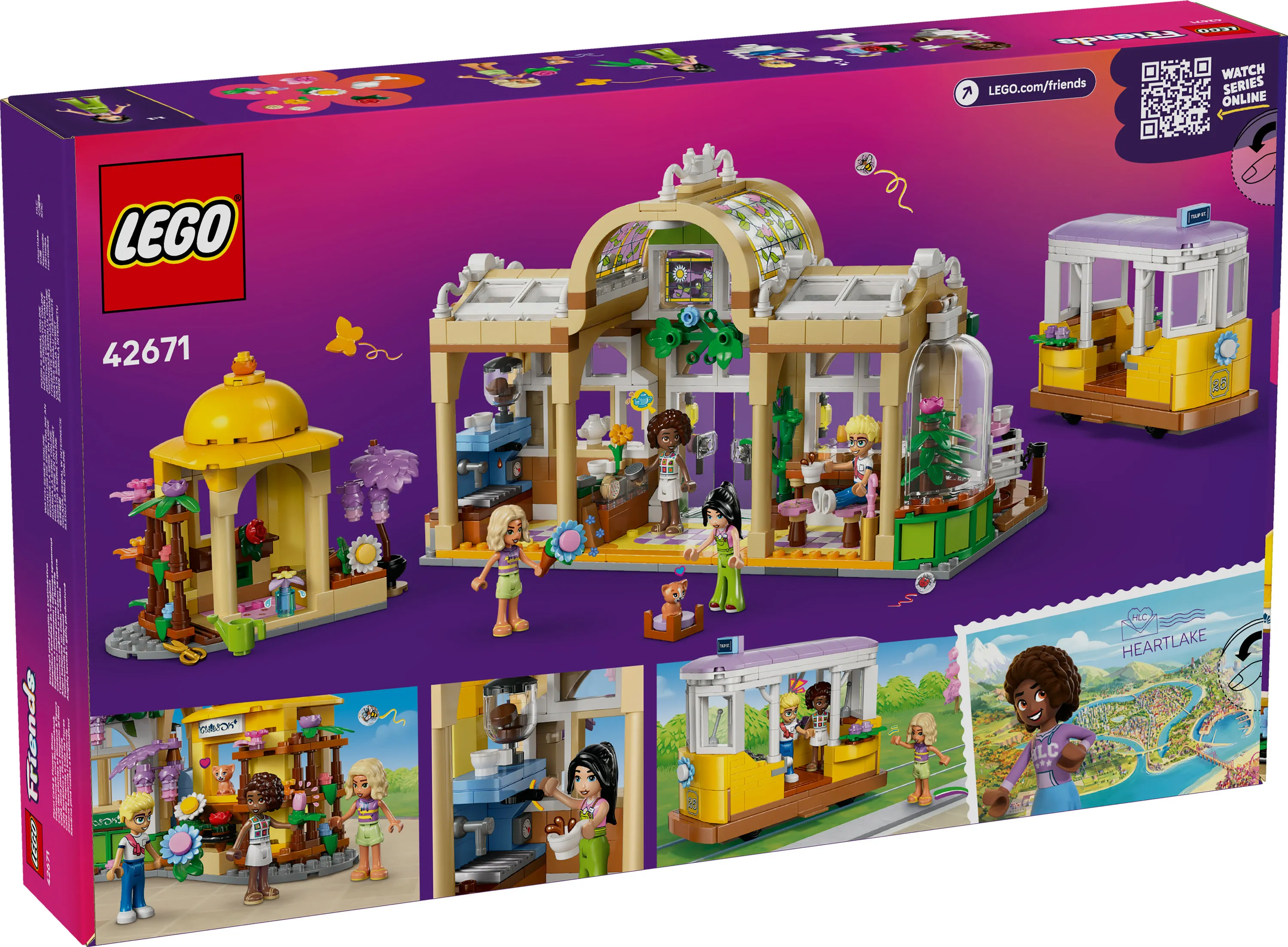 LEGO Friends Kasvikahvila ja kukkakauppa 42671