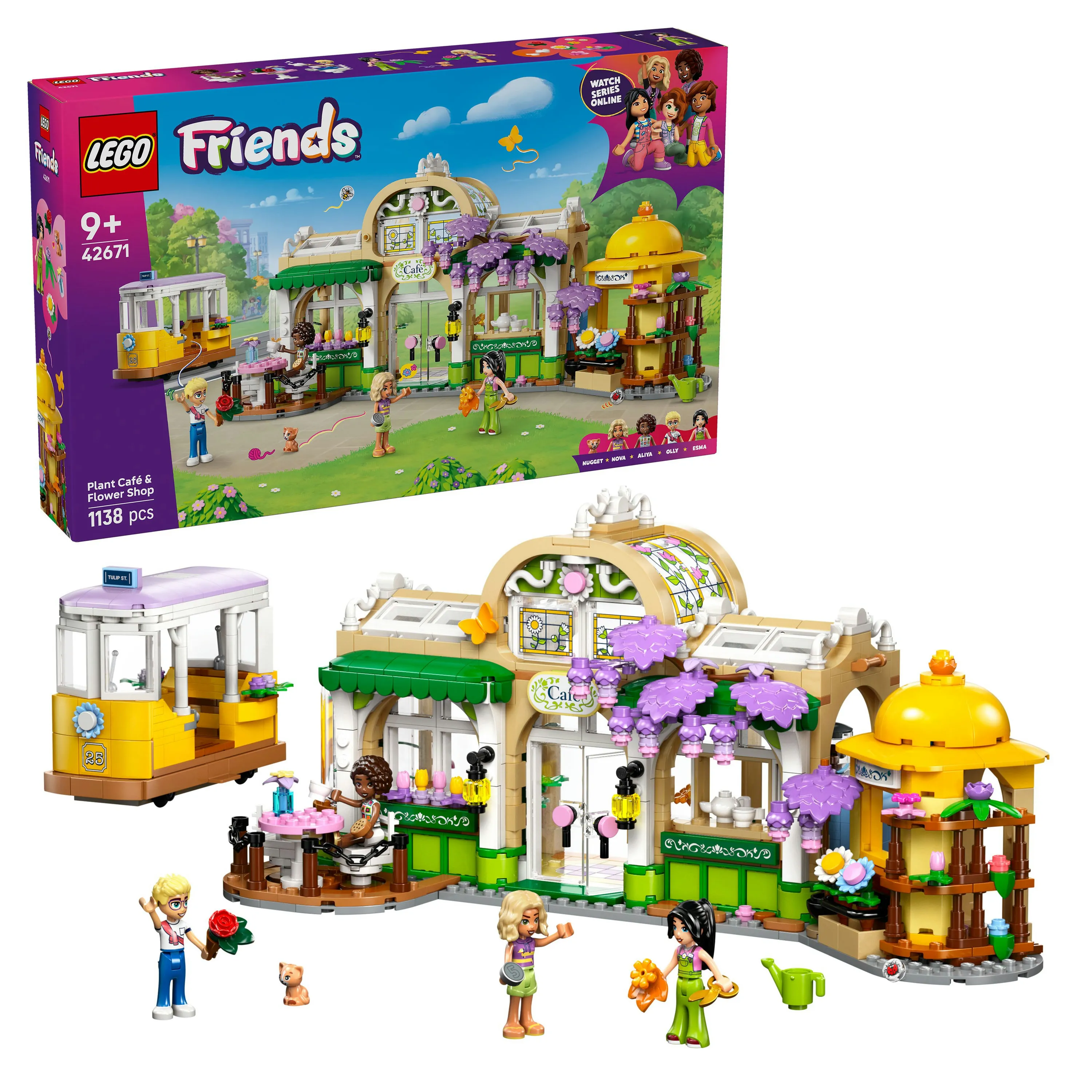 LEGO Friends Kasvikahvila ja kukkakauppa 42671