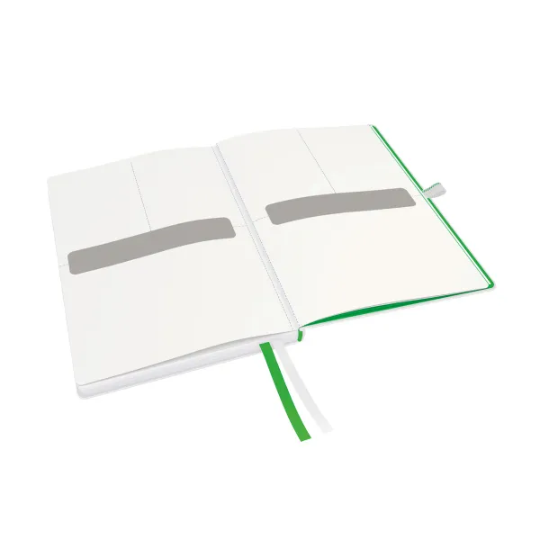 Leitz Complete - Vihko - A5 - 80 arkkia - norsunluunvärinen paperi - viivoitettu - punainen kansi