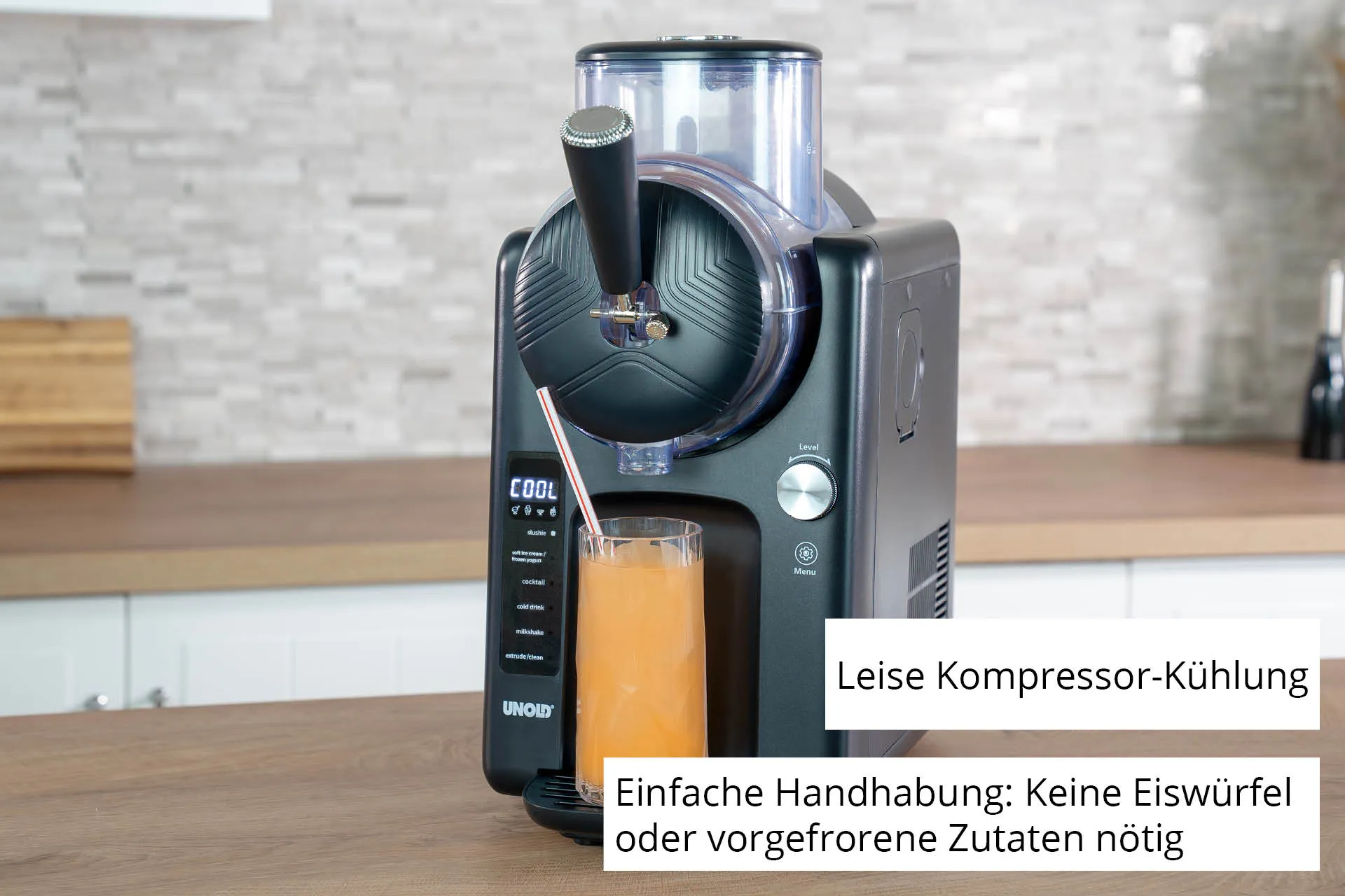 UNOLD 48956 Sofie 2-in-1 hilejuoma- ja pehmiskone 150 W 1,5 L Musta