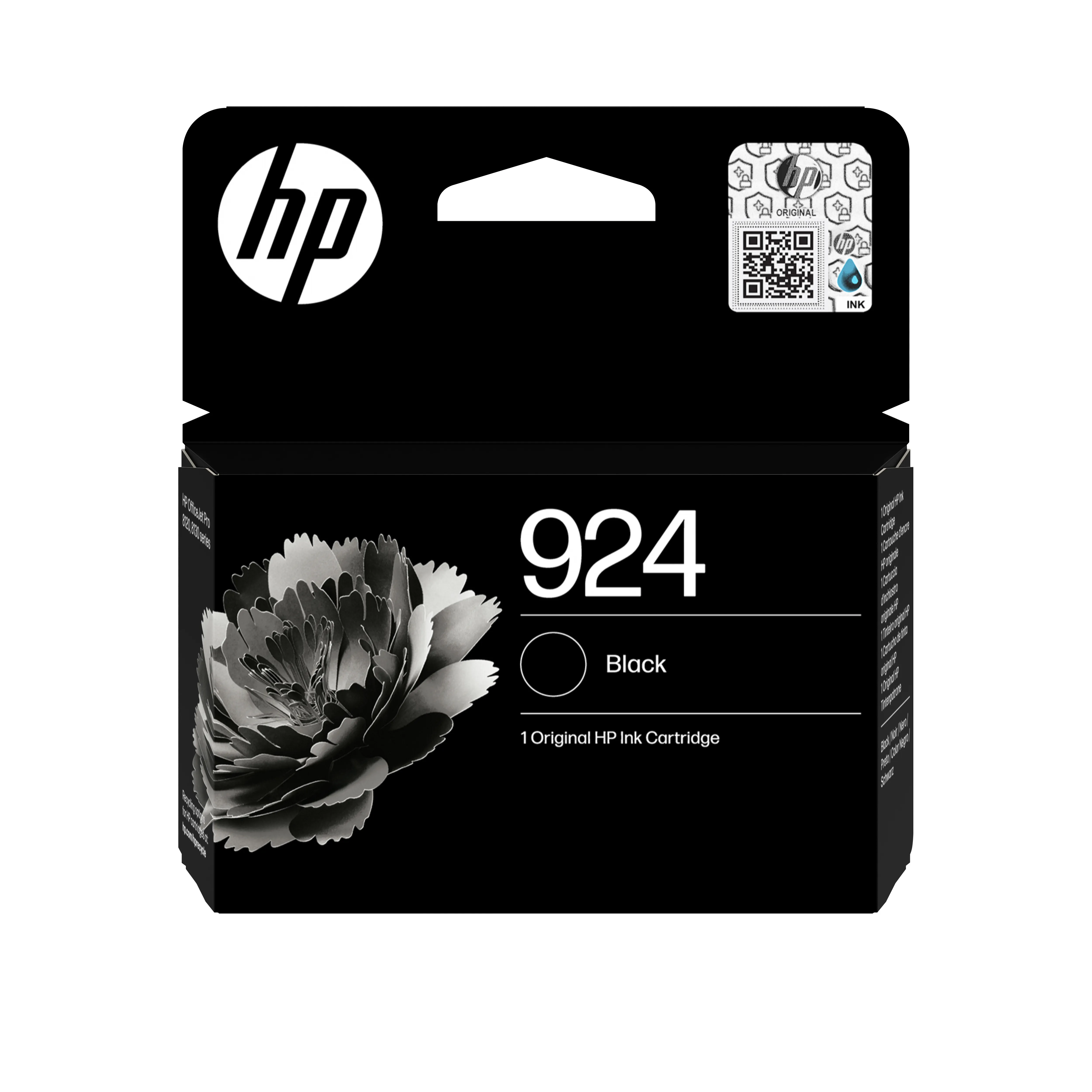 HP Ink/HP 924 Black Original Ink Cart