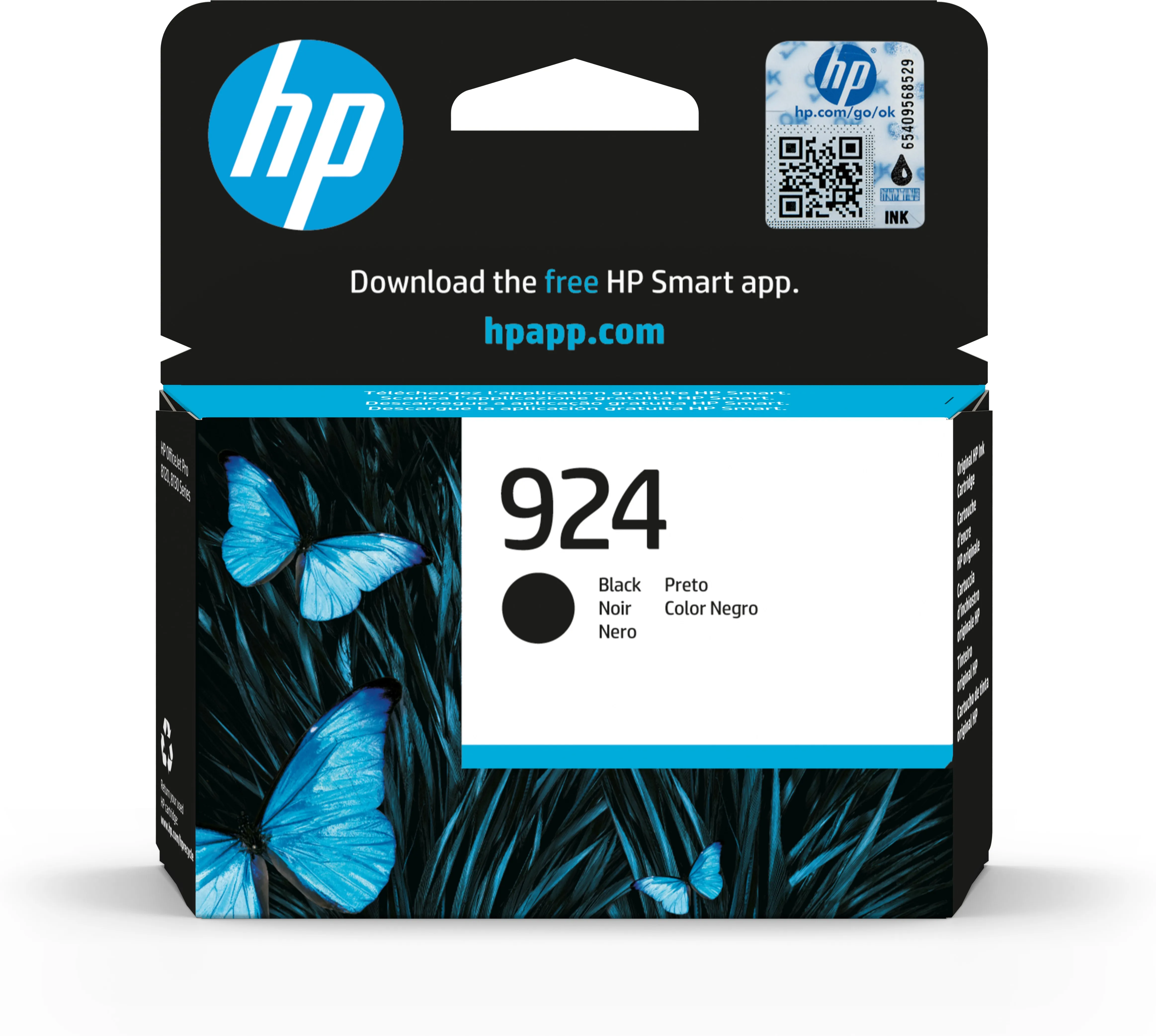 HP Ink/HP 924 Black Original Ink Cart HP Ink/HP 924 Black Original Ink Cart