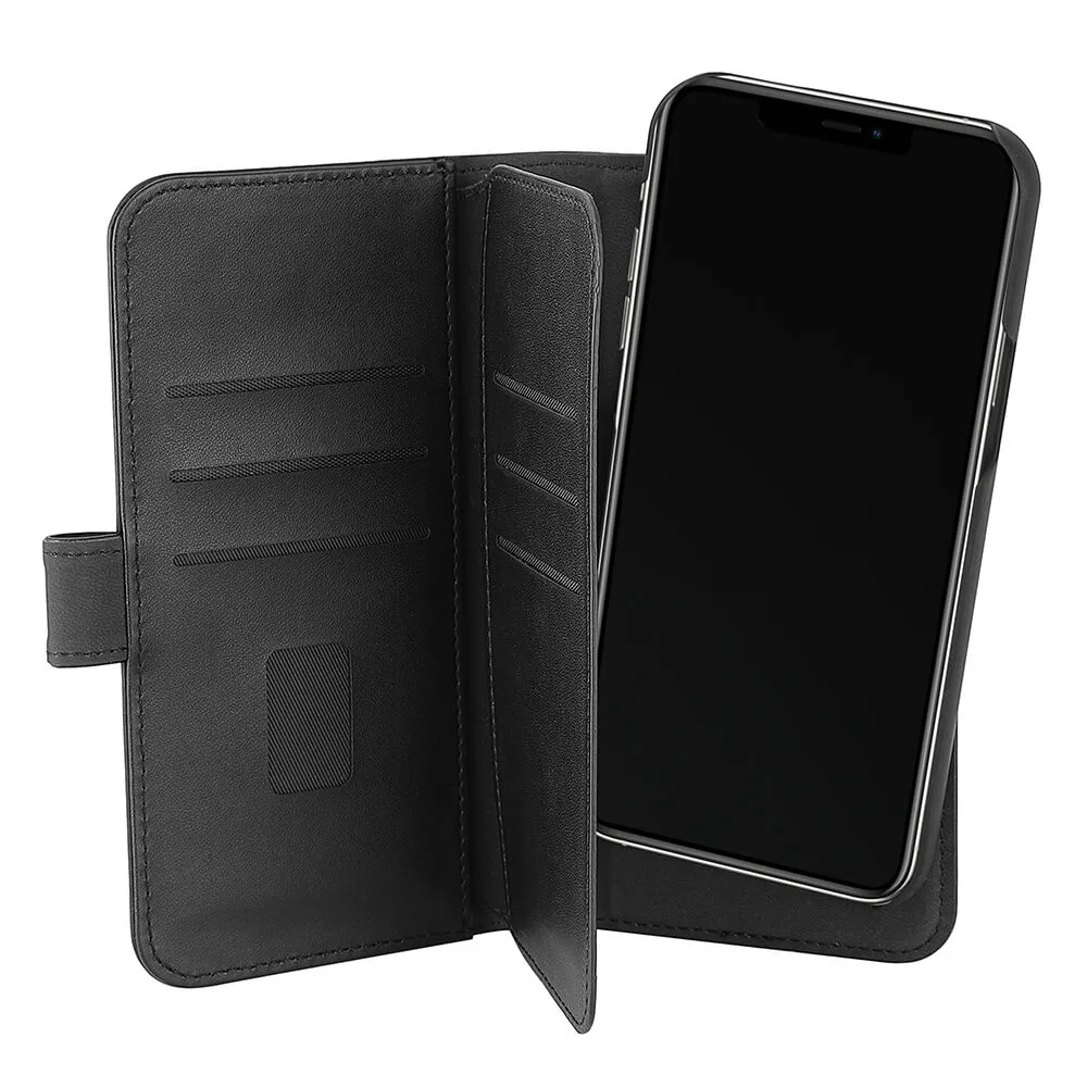GEAR Wallet 7 Cards, iPhone 13 Pro Max - 2-in-1 Wallet Case, Black