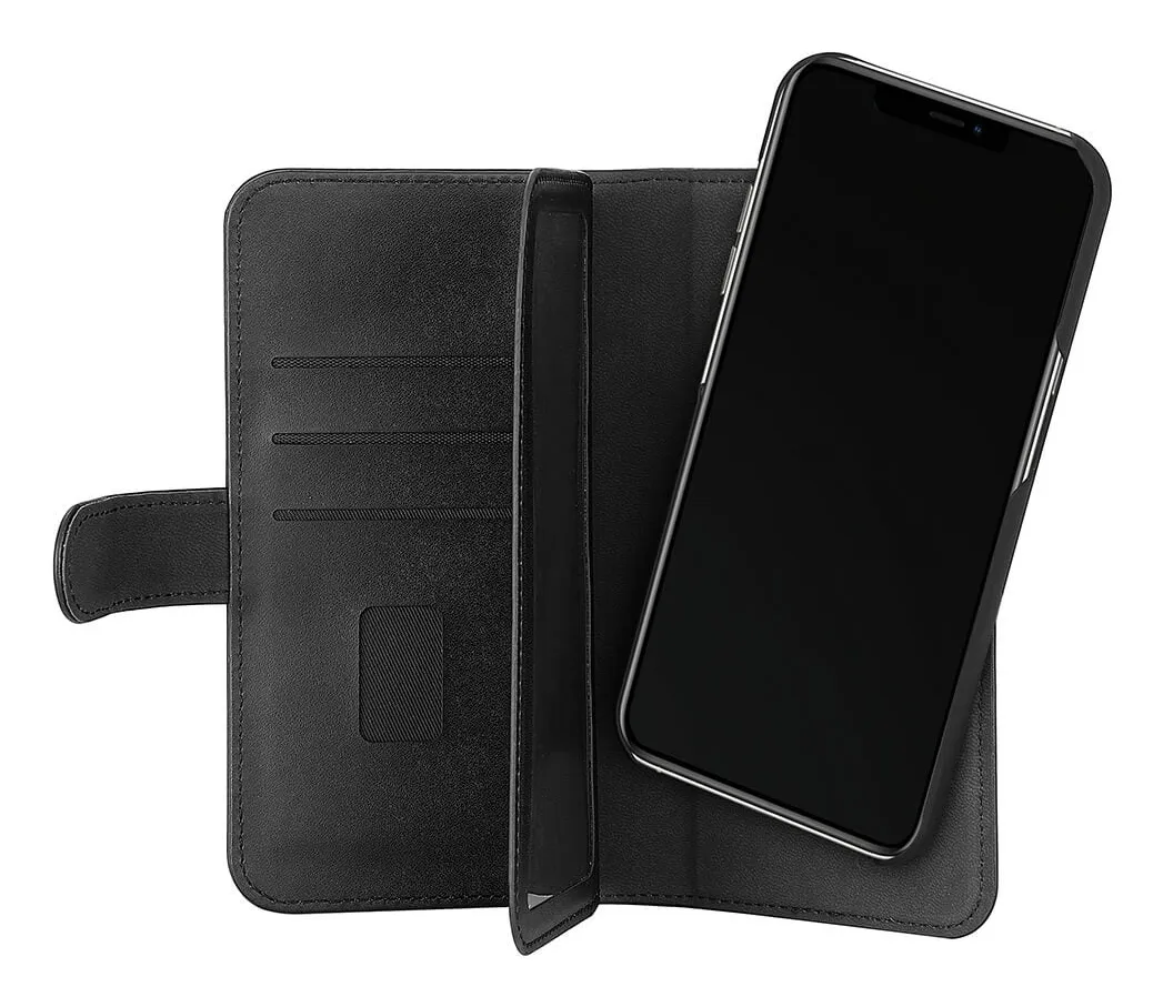 GEAR Wallet 7 Cards, iPhone 13 Pro Max - 2-in-1 Wallet Case, Black