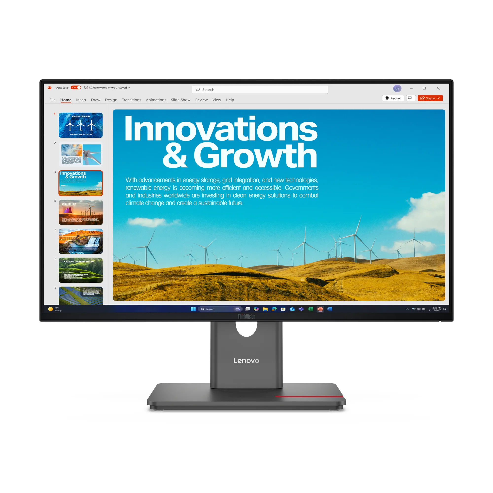 Lenovo ThinkVision ThinkVision P24QD-40 24" QHD, IPS - monitor