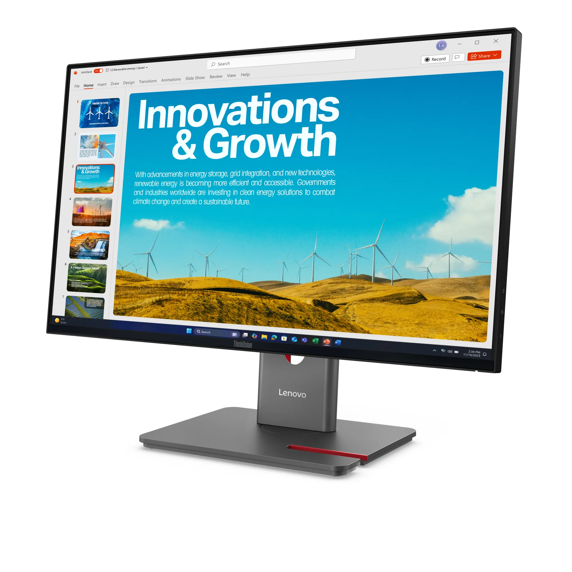 Lenovo ThinkVision ThinkVision P24QD-40 24" QHD, IPS - monitor