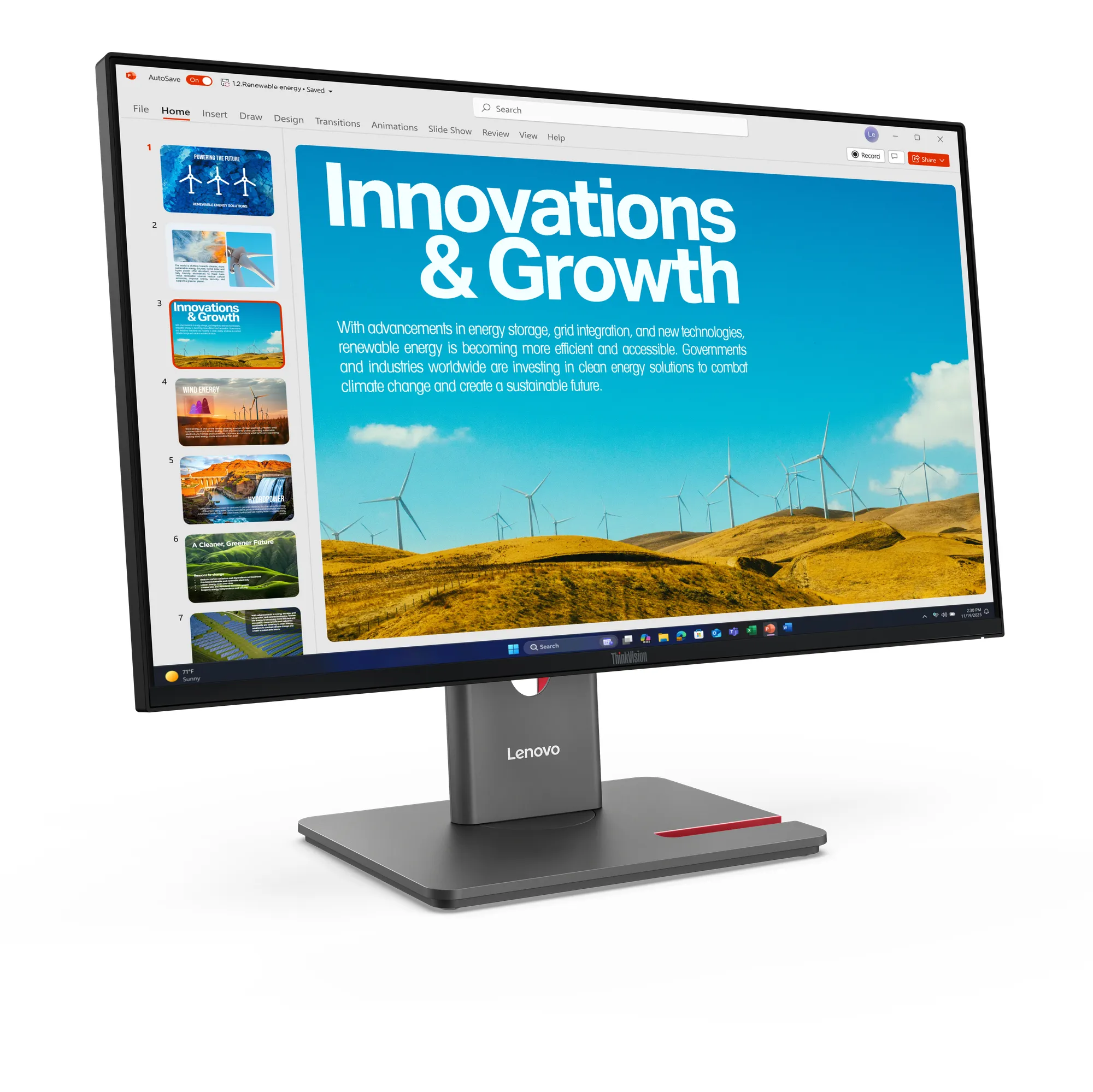 Lenovo ThinkVision ThinkVision P24QD-40 24&quot; QHD, IPS - monitor
