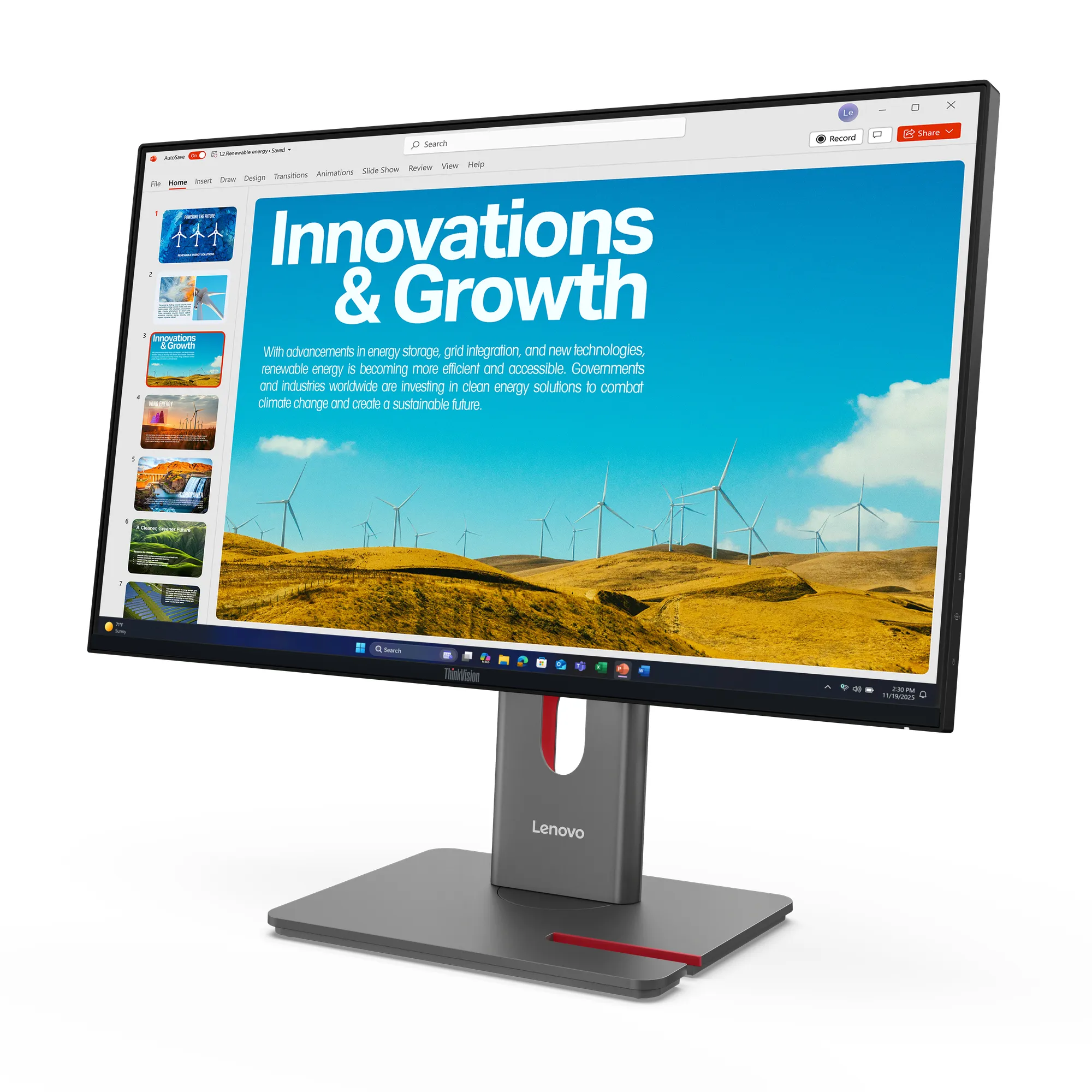 Lenovo ThinkVision ThinkVision P24QD-40 24&quot; QHD, IPS - monitor