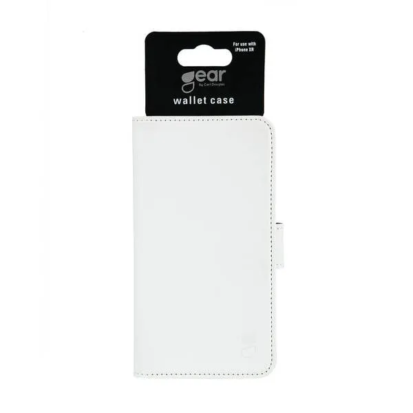 GEAR Wallet, iPhone XR - pl&aring;nboksfodral, Vit