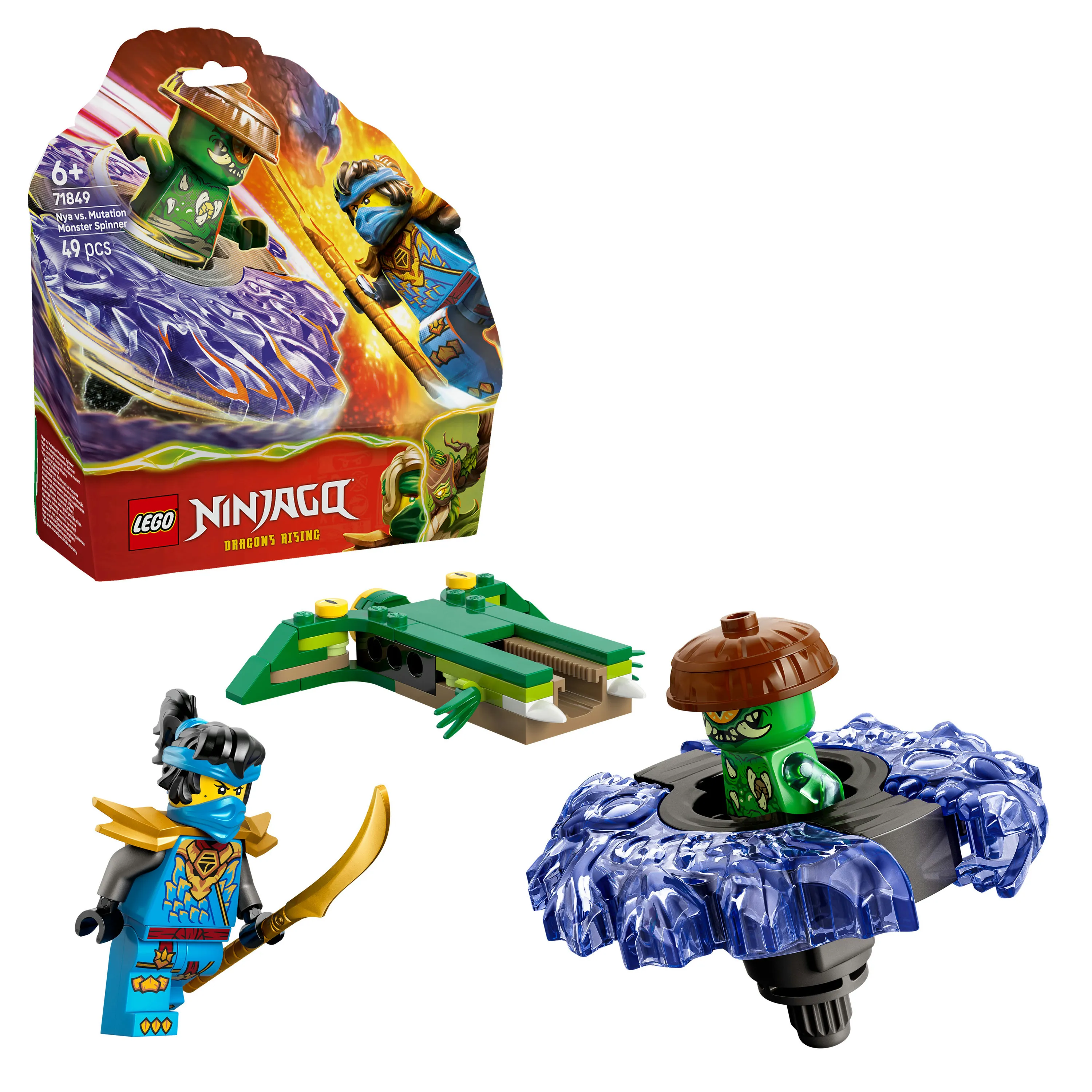 LEGO NINJAGO Nya mot mutationsmonsterspinner 71849