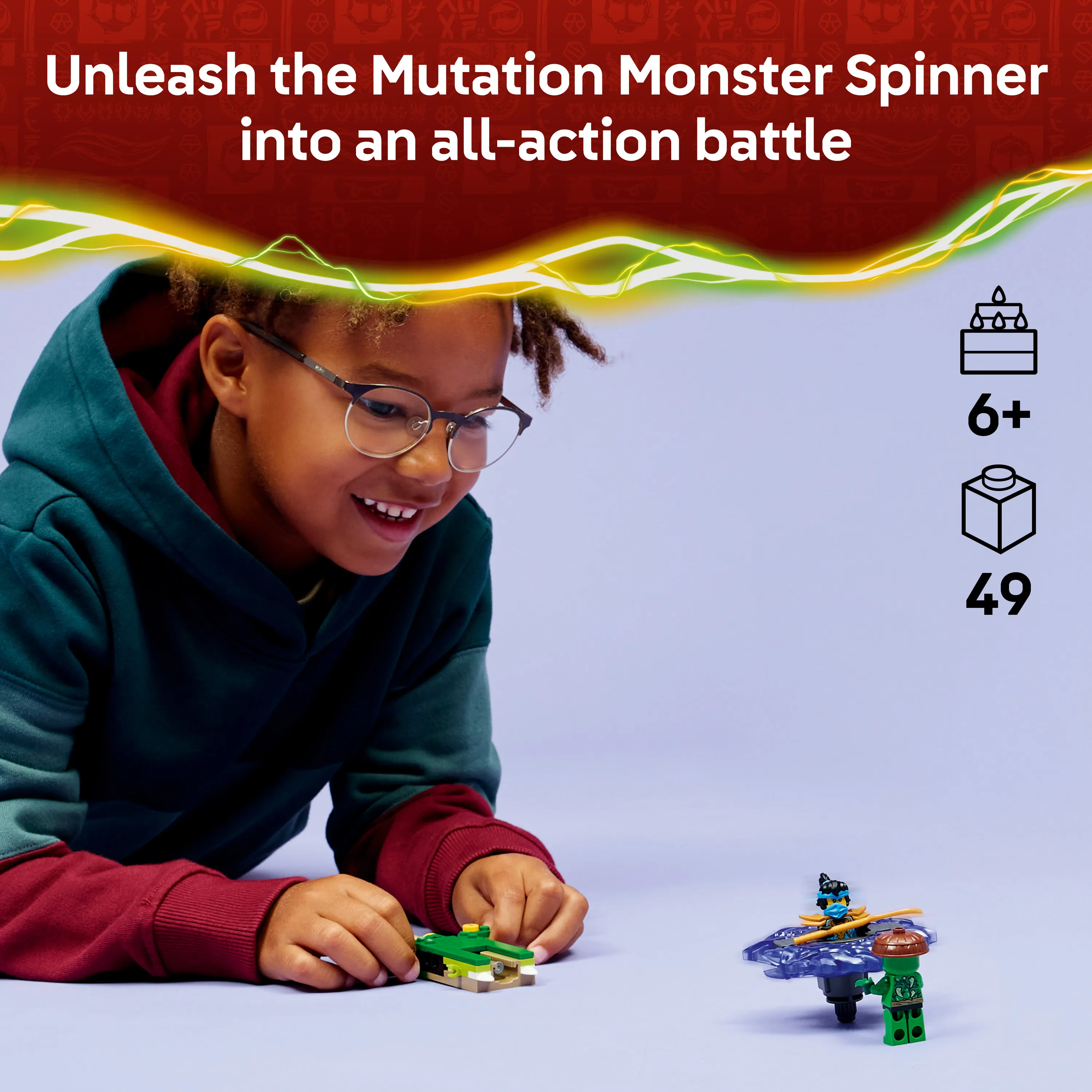 LEGO NINJAGO Nya mot mutationsmonsterspinner 71849