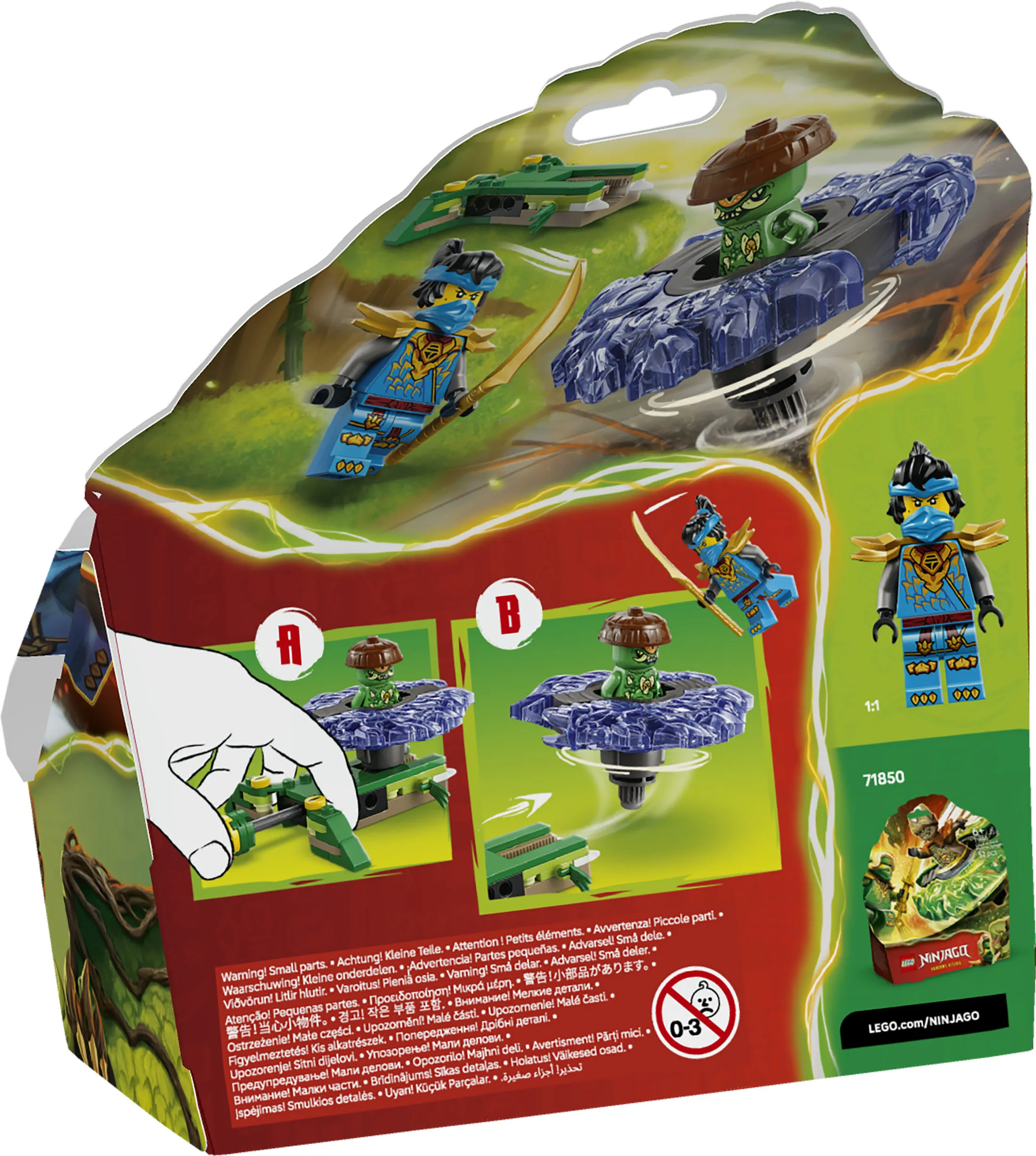 LEGO NINJAGO Nya mot mutationsmonsterspinner 71849