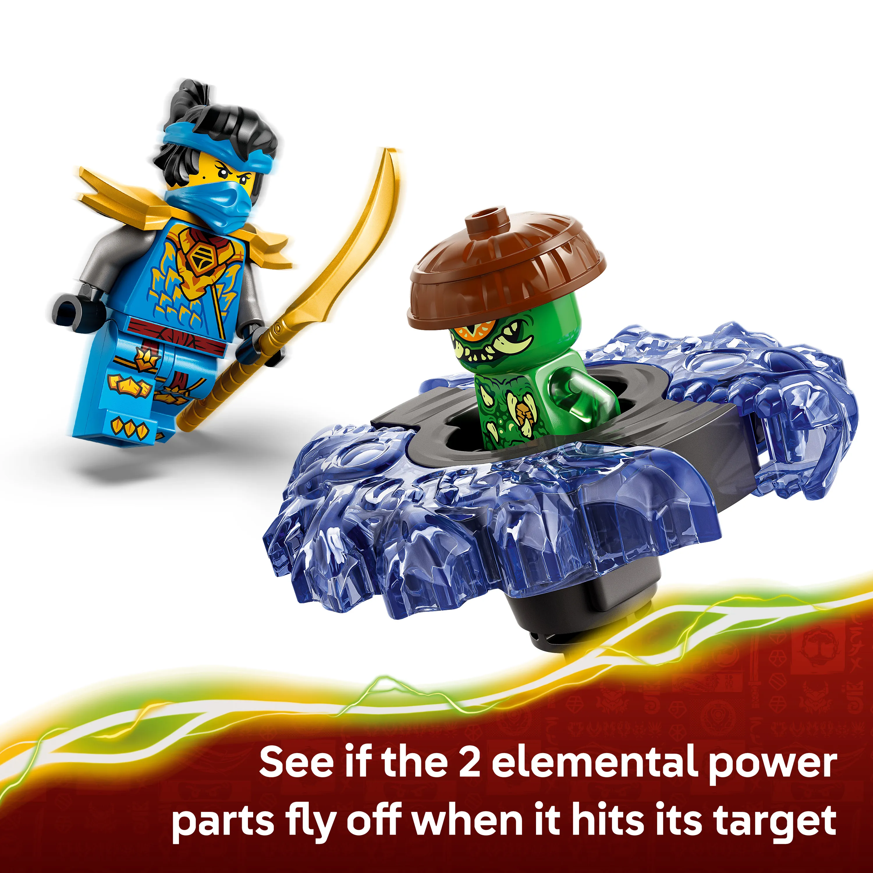 LEGO NINJAGO Nya mot mutationsmonsterspinner 71849
