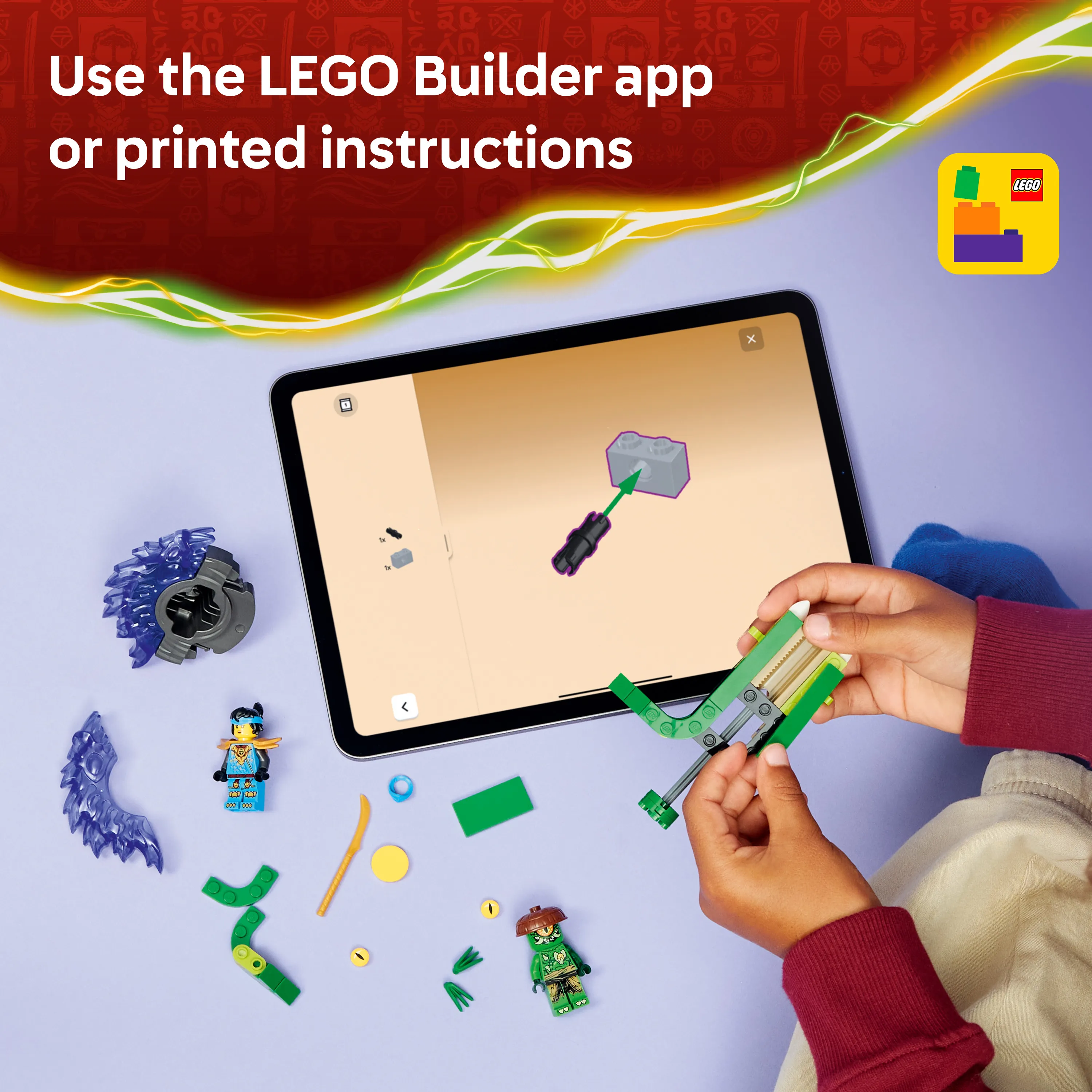 LEGO NINJAGO Nya mot mutationsmonsterspinner 71849